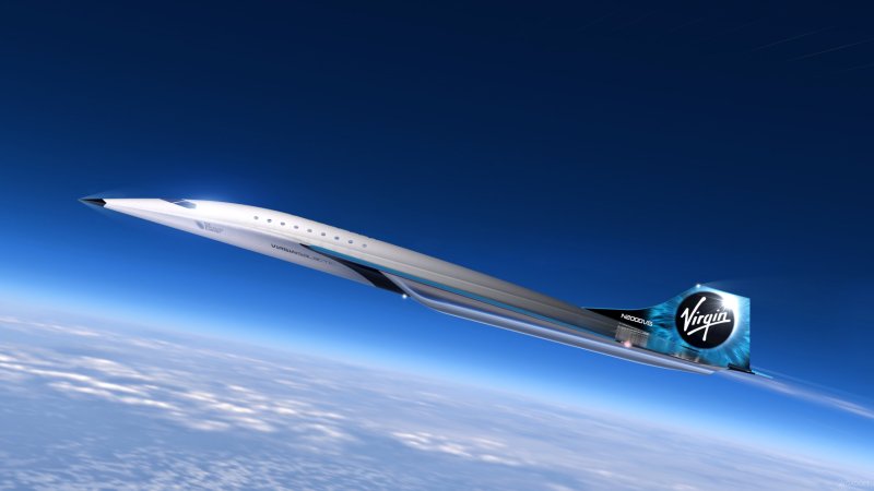 Virgin Galactic самолет