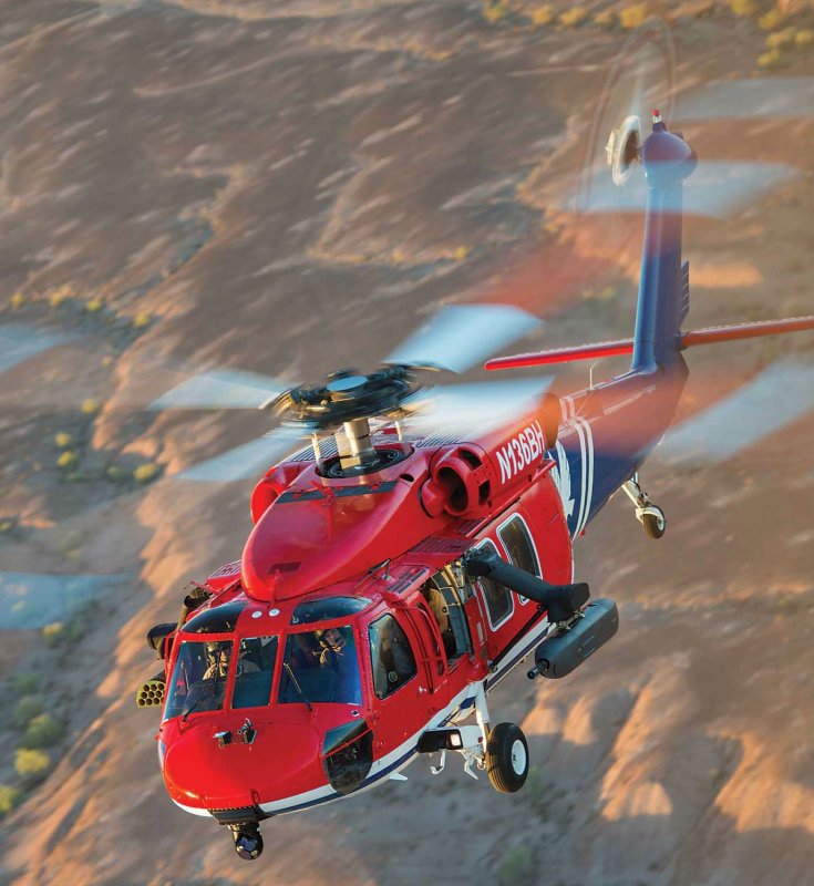 Противопожарный вертолет США uh-60l
