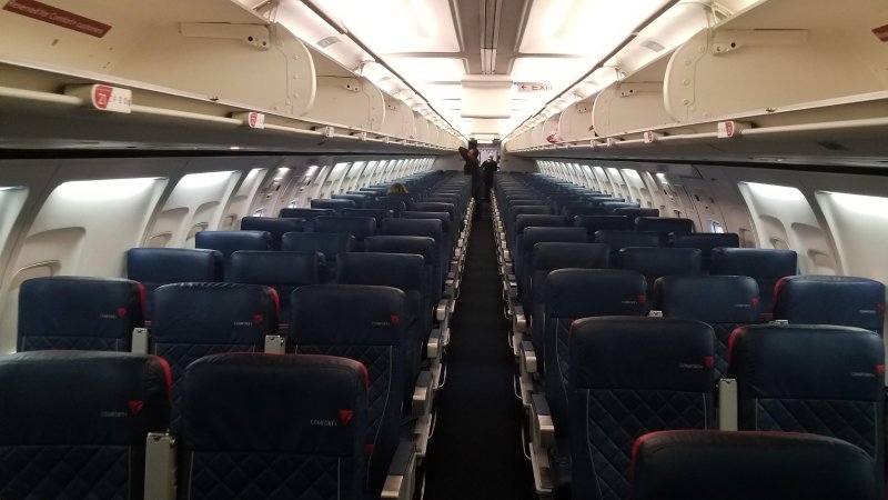 Royal Flight Boeing 757-200 салон