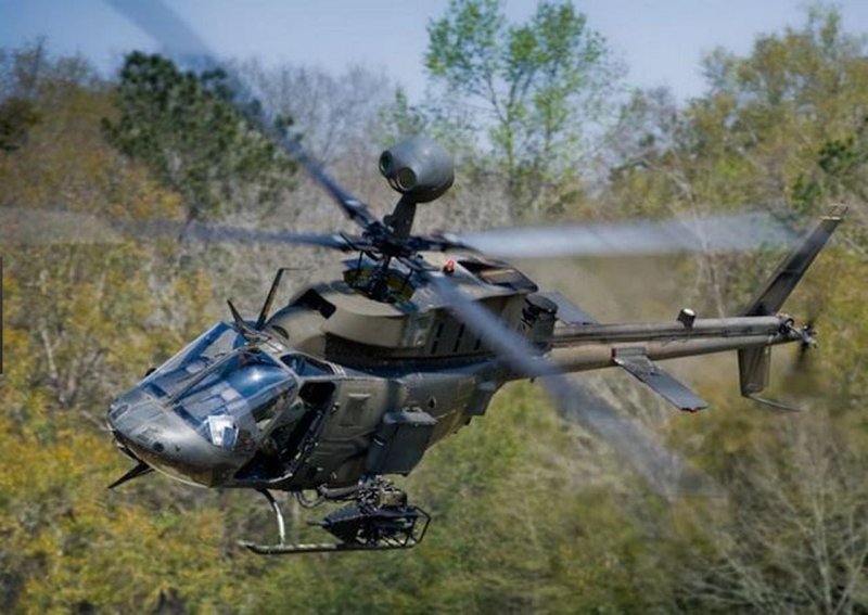 Kiowa Bell Oh 58 вертолет