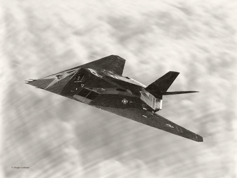 Локхид f-117 и солнце