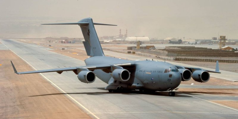 Boeing c-17 Globemaster Афганистан
