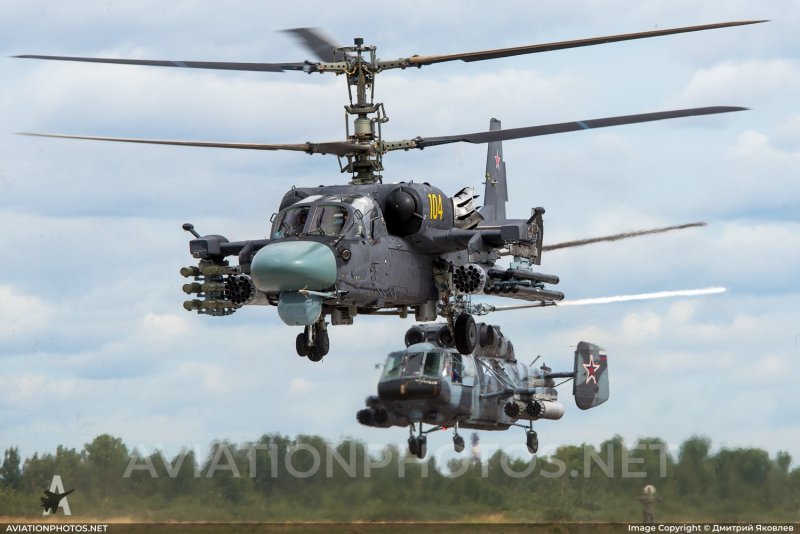 Вертолет ка-52 "Аллигатор"