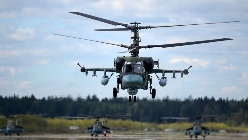 Ка-52 вертолёт Аллигатор в Сирии