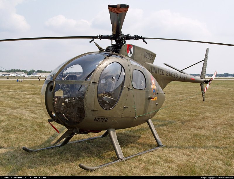Вертолет Oh-6a Cayuse