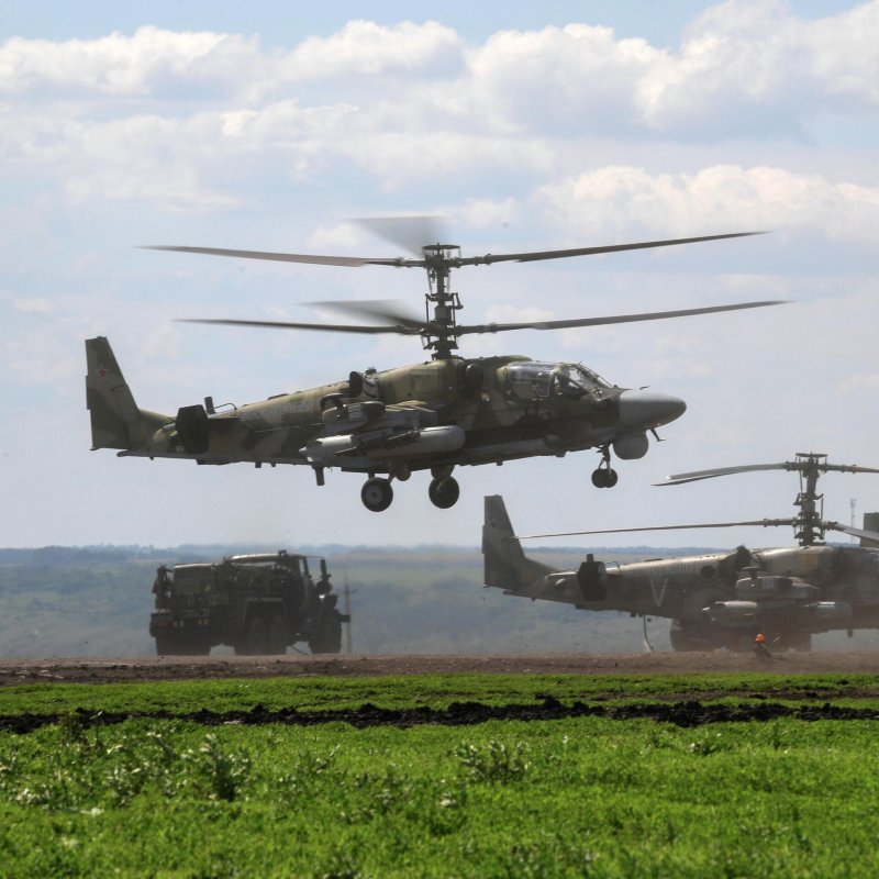 Ка-52 на Донбассе