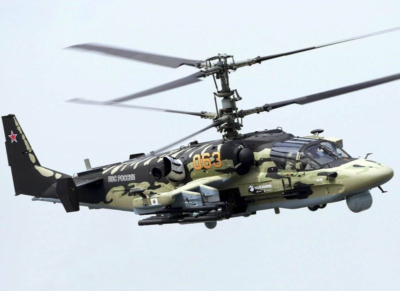 Боевой вертолет ка-52 Аллигатор