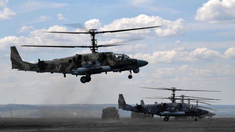 Вертолет ка-52 "Аллигатор"