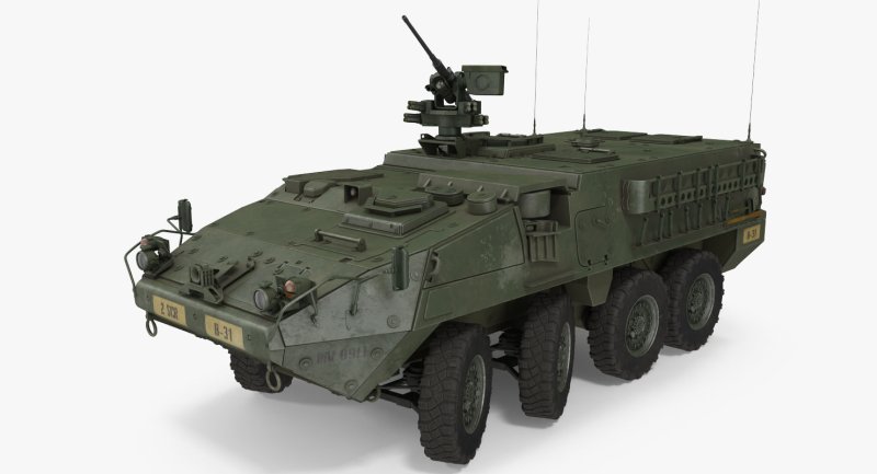 Stryker 30mm 3d model