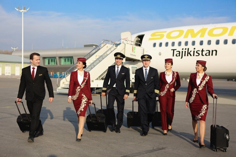 Чартерный рейс Somon Air Таджикистан Душанбе