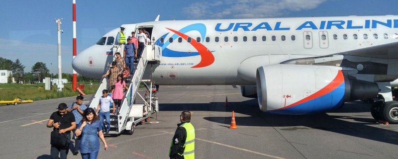 Уральские авиалинии в Таджикистане