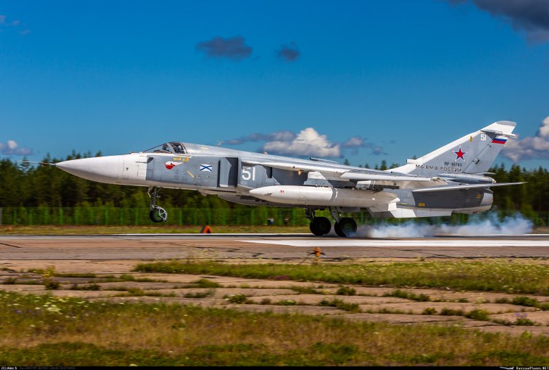 Фронтовой бомбардировщик Су-24м
