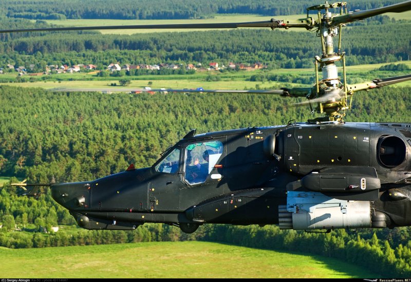Вертолет ка-50 "черная акула"