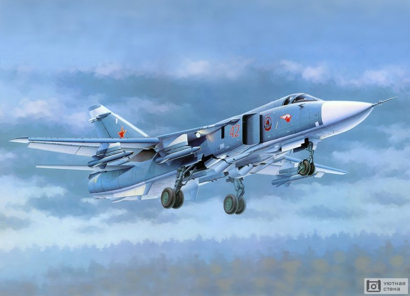 Бомбардировщик Су-24м