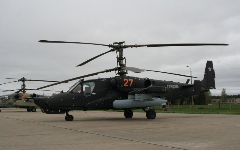Вертолет ка-50 "черная акула"