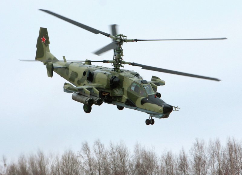 Военный вертолет ка 50