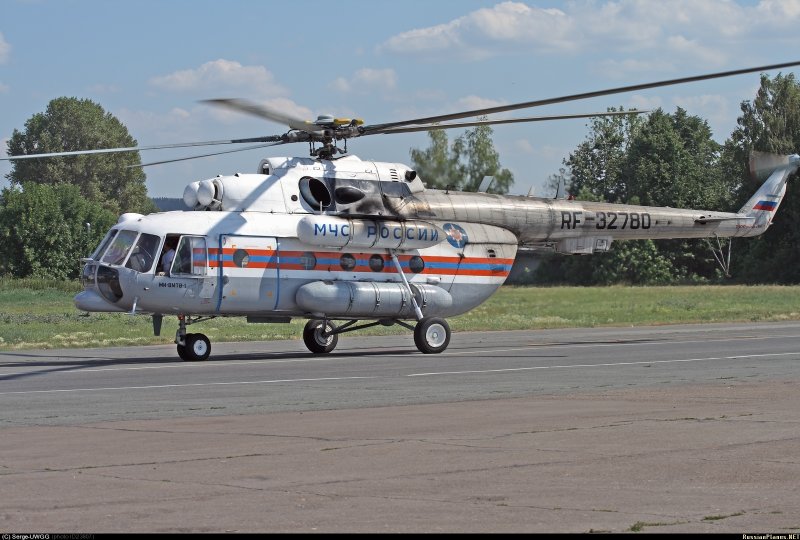 Вертолет ми-8 МТВ МЧС