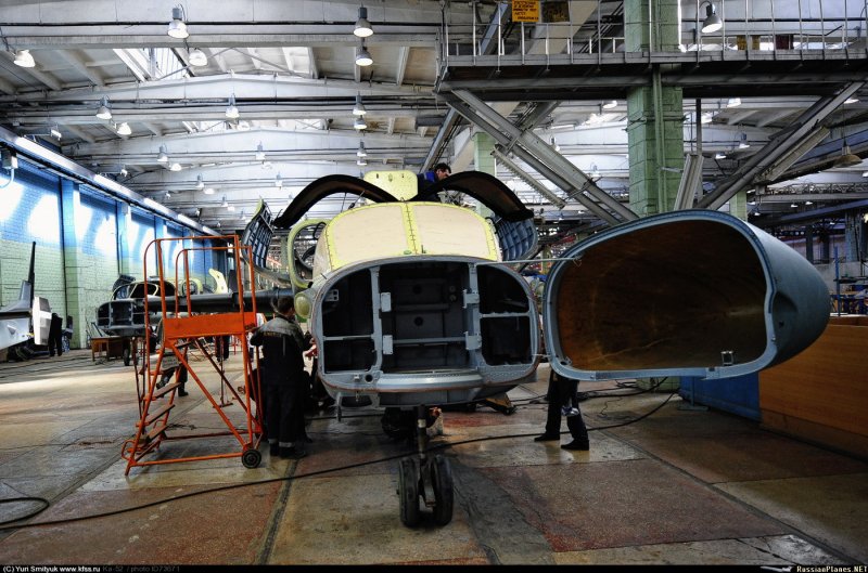 Арсеньев завод Прогресс сборочный цех вертолет ка-52