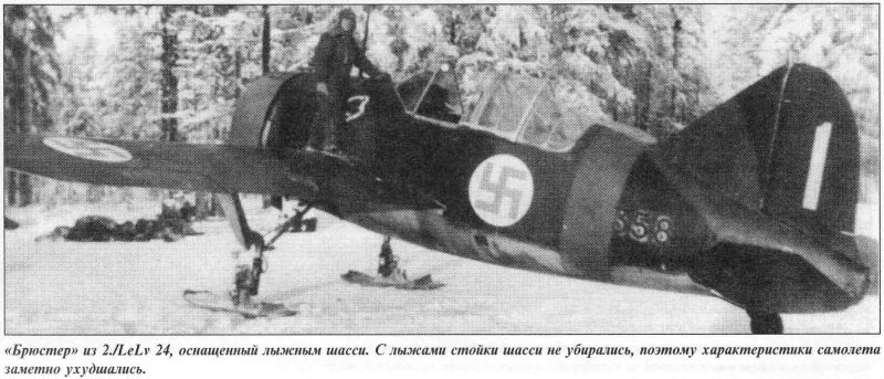 Самолет Буффало Брюстер финских ВВС