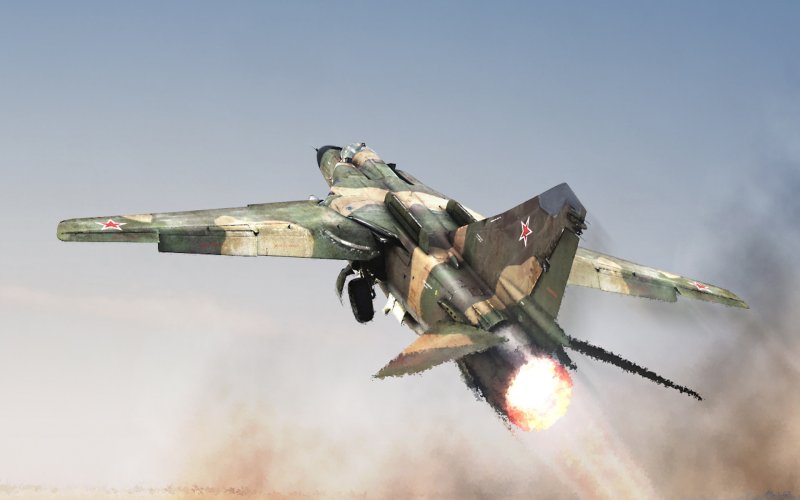 Миг-27 сверхзвуковой самолёт