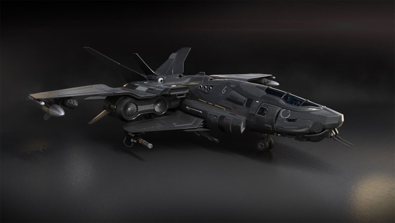 Sci-Fi стелс истребитель