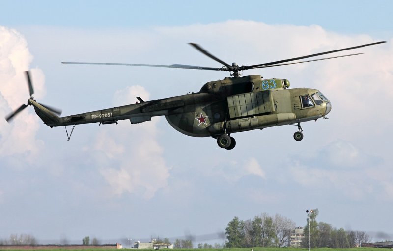 Вертолёт ми-8 РЭБ