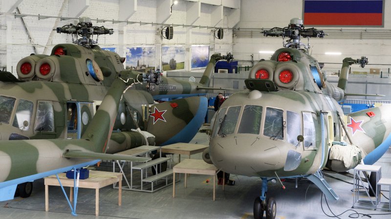 Вертолёт ми-8 РЭБ