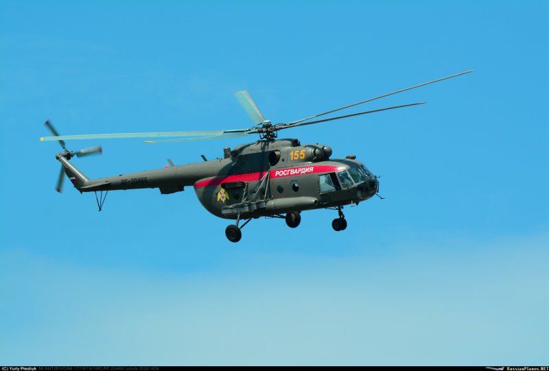 Вертолёт ми-8 Росгвардии