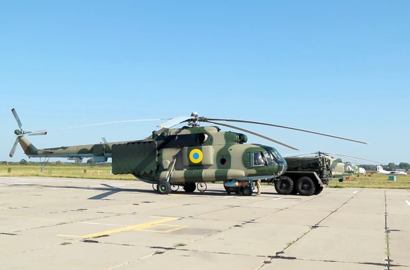 Самолет ВСУ ми-8