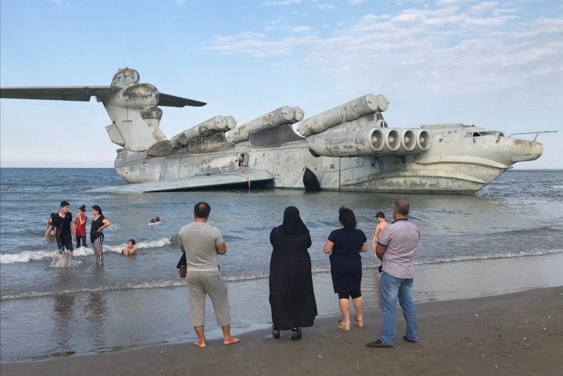 Каспийский монстр экраноплан Лунь