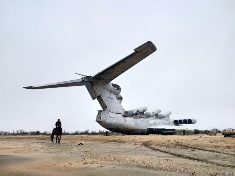 Экраноплан Лунь в Дагестане