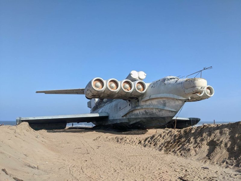 Каспийский монстр экраноплан Лунь