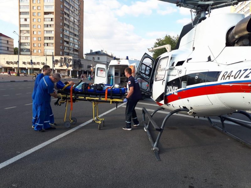 Вертолетная площадка больница Подольск