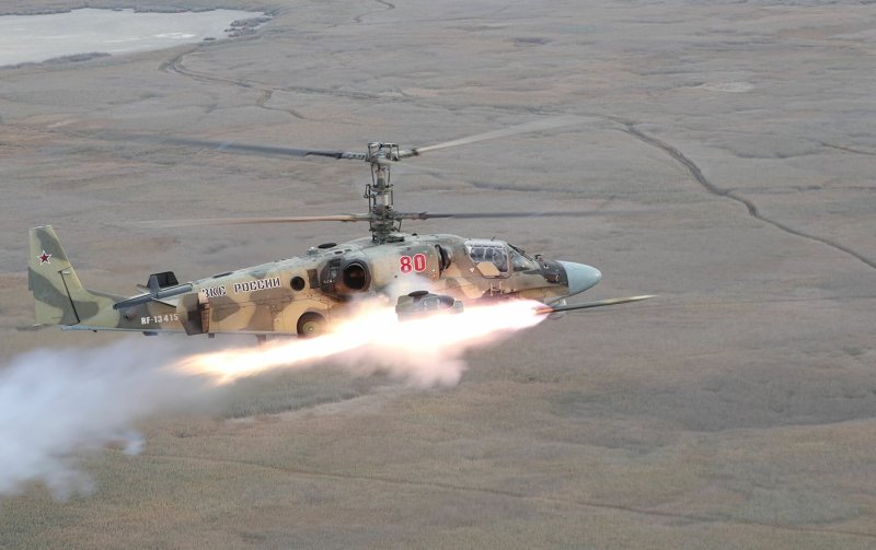 Ка-52 пуск Вихрь