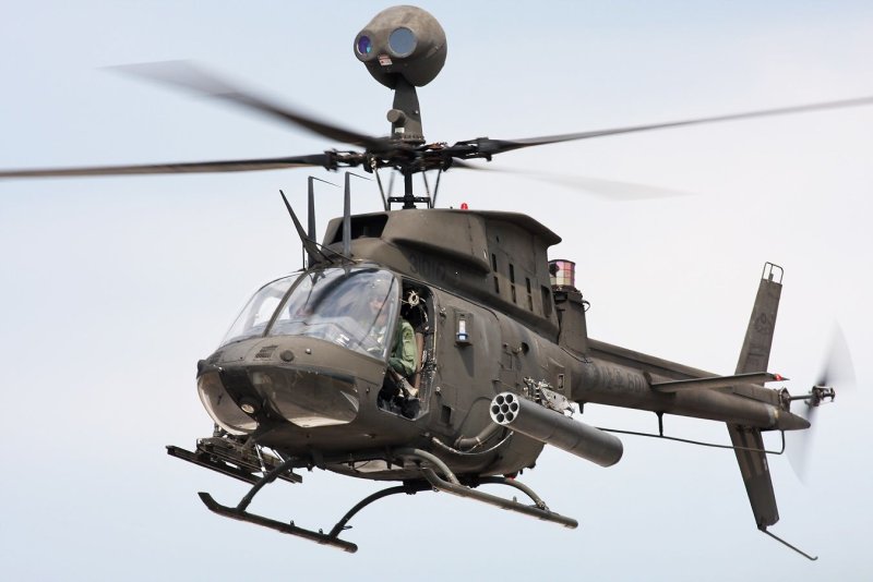 Oh-58d Kiowa Warrior вертолет