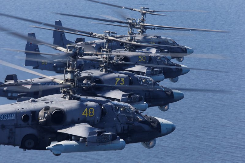 Ка-52 вертолёт внутри