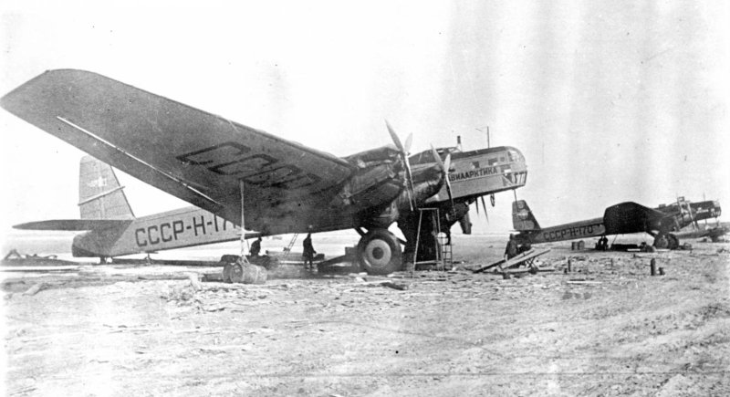 Тяжелый бомбардировщик ТБ-3 ант-6