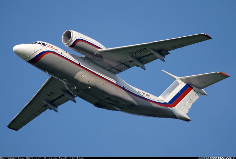 АН-72 С одной турбиной