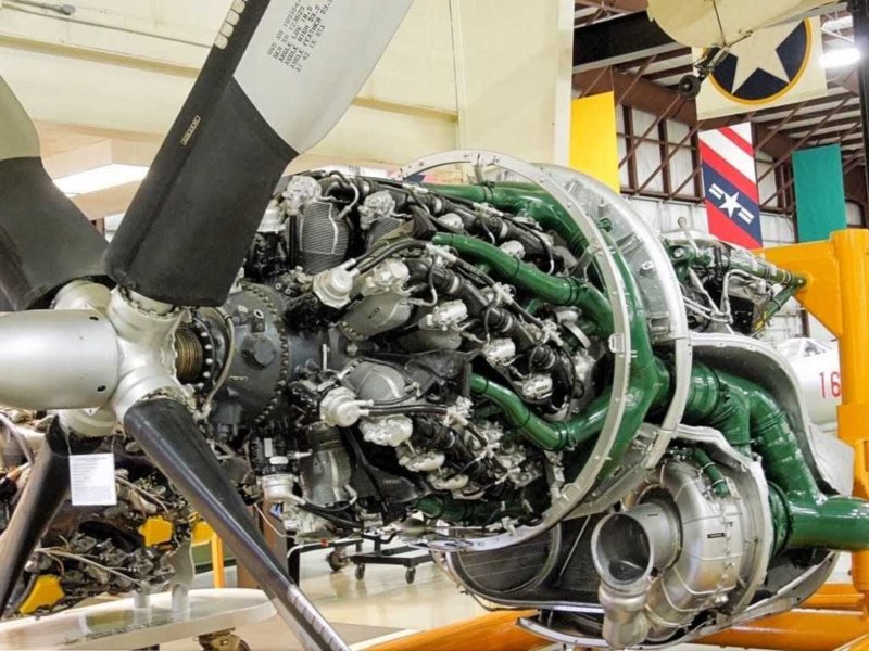 Pratt Whitney r4360 28 цилиндров