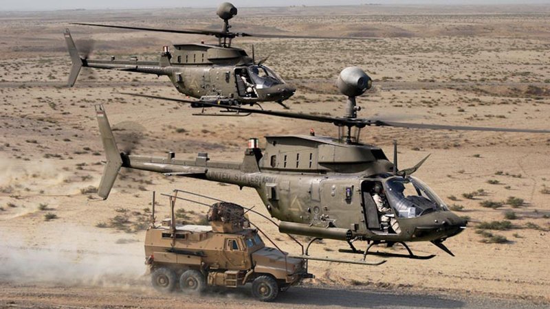 Oh-58d Kiowa Warrior Ирак 2003г.