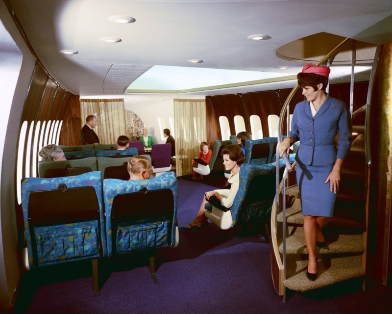 Боинг 747 салон первый класс