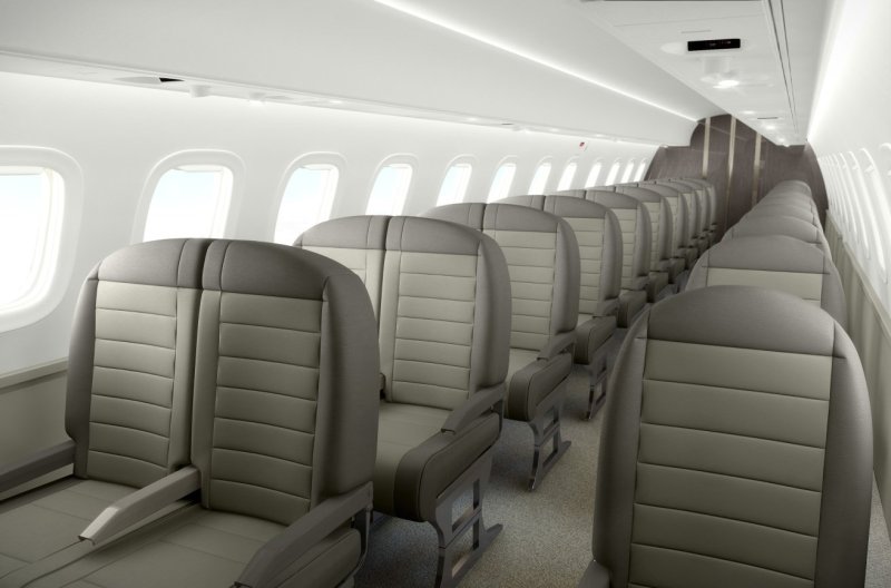 Embraer e135 салон