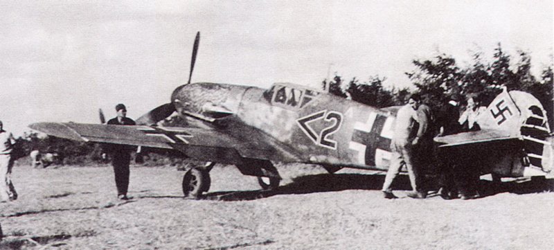 Messerschmitt bf 109g2 4.jg52 White 5 Gerhard Barkhorn