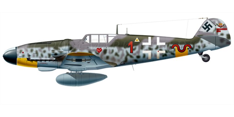 Мессершмитт 109 g6 Эрика Хартмана