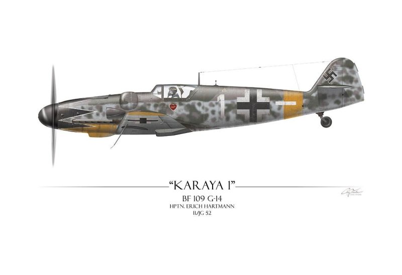 Мессершмитт bf 109 Эрика Хартмана