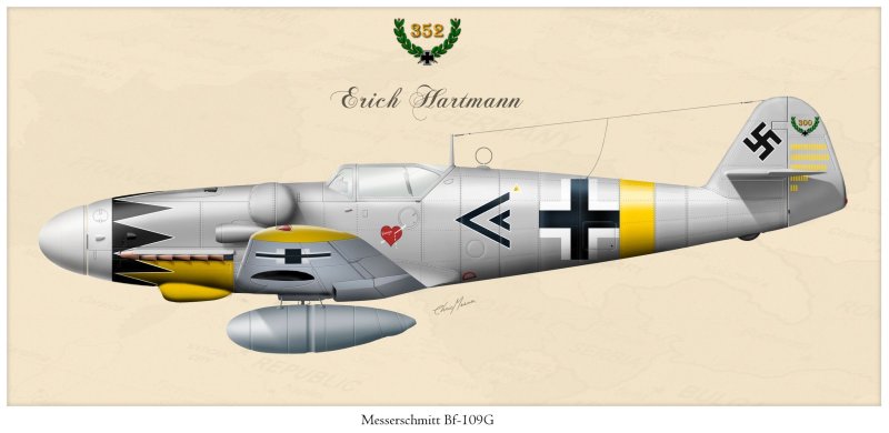 Самолёт Эриха Хартманна 109 g