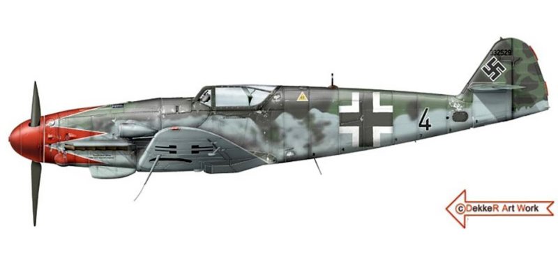 Мессершмитт bf 109 Эрика Хартмана