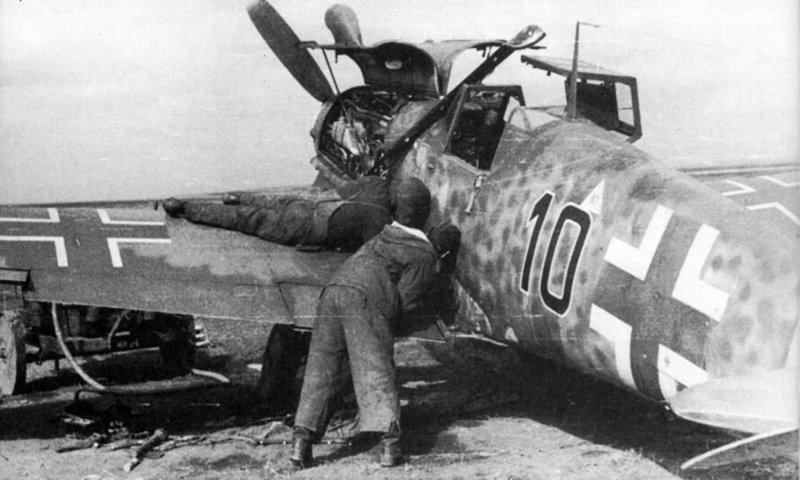 Эрих Хартманн Мессершмитт bf.109g