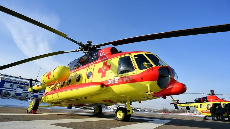 Вертолет санитарная Авиация Ансат ми-8