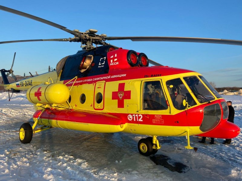 Санитарный вертолет ми-8амт